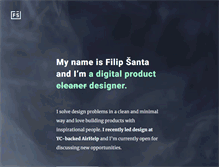 Tablet Screenshot of filipsanta.com